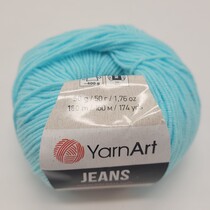 Jeans - tyrkysové modrá č.33