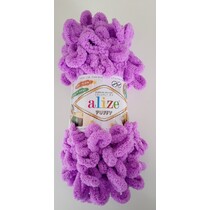 Alize puffy - fialová orchidej č.378