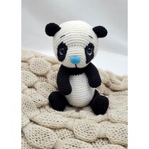 Panda - 19cm vysoký, barva - bílá,černá