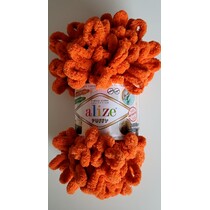Alize puffy - sytá oranžová č.06