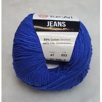 Jeans sytě modrá č.47